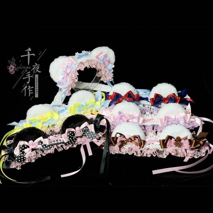 Sweet Bear Ears Multiple Colors Hairband