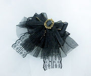 Handmade Elegant Gothic Lolita Bowknot Hairclip / Brooch