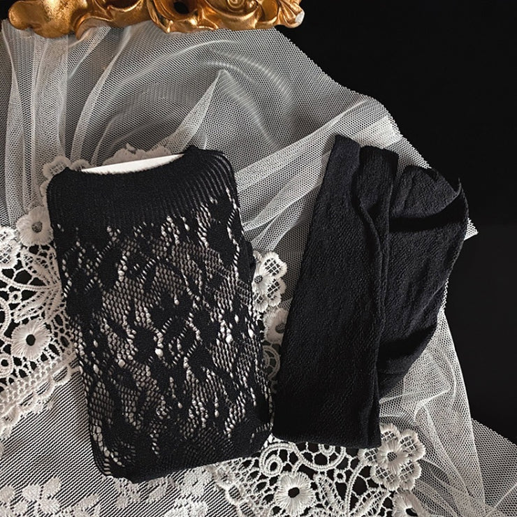 Lace Underknee Lolita JK Stockings