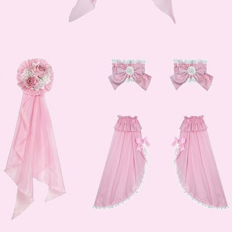 Lonza Jewel Floral Hairclip/Sleeves/Bowknot Leg Loops