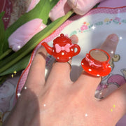 Teapot / Bow / Cup Ring 7 Options
